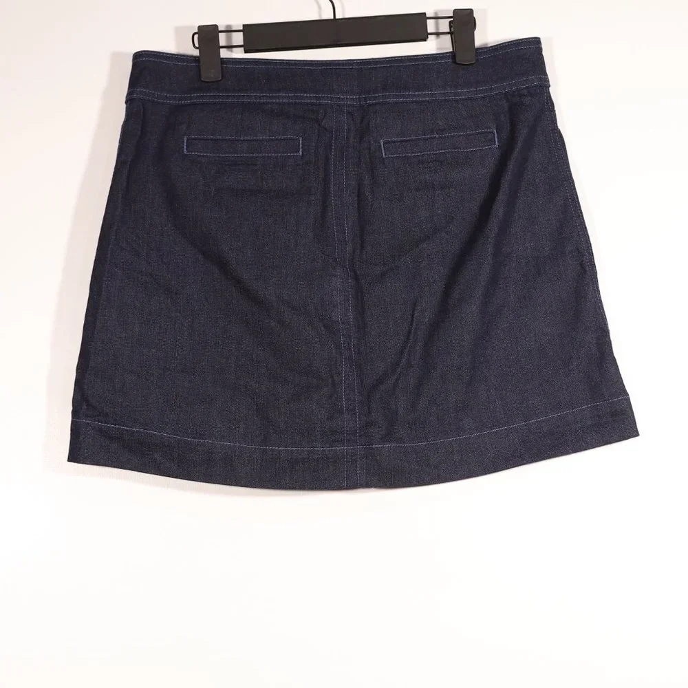 NWT Tory Burch Elise Mini Skirt in Resin Rinse Size 10